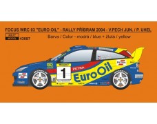Decal – Ford Focus WRC 03  EURO OIL - Rally Příbram 2004